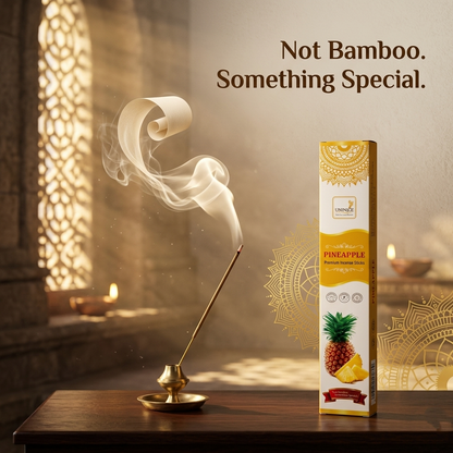 Pineapple Paper Agarbatti - Pack of 10 (150 Incense Sticks)
