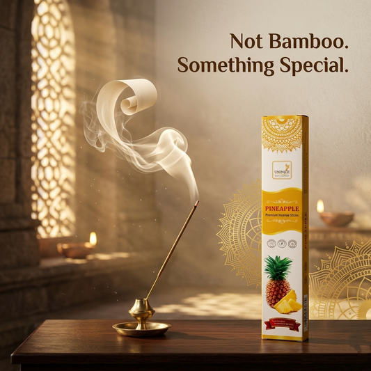 Pineapple Paper Agarbatti - Pack of 10 (150 Incense Sticks)